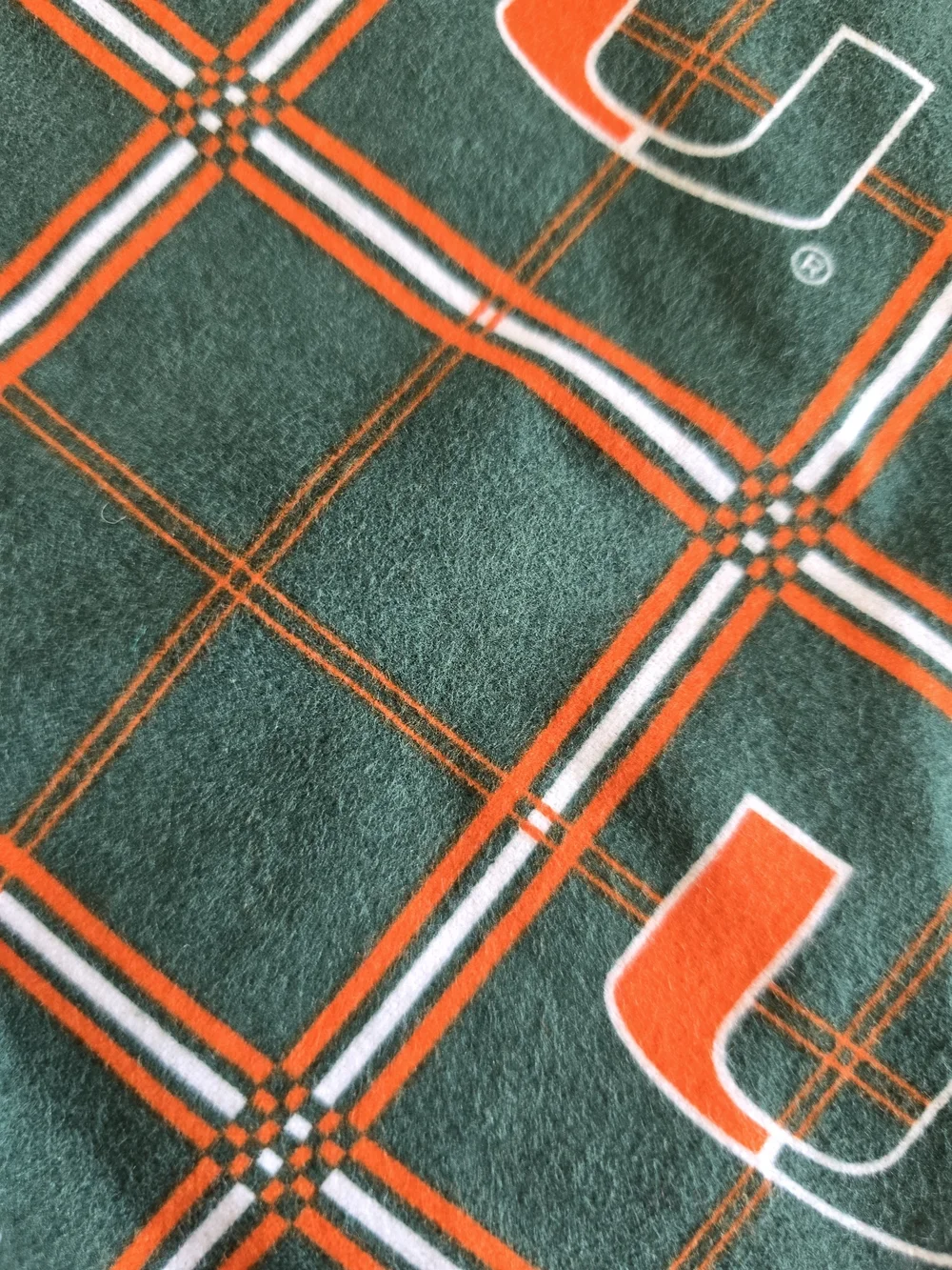 Green & Orange Patterned Bandana New Medium Up To 75 Lbs Handmade Cotton